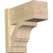 Ekena Millwork Balboa Block Rough Sawn Outlooker, Douglas Fir, 8"W x 16"D x 16"H OUT08X16X16BOA05RDF - alternate 1